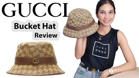 หมวก gucci bucket แท้ ดู ยัง ไง|รีวิวหมวกรุ่นฮิต Gucci Bucket Hat .